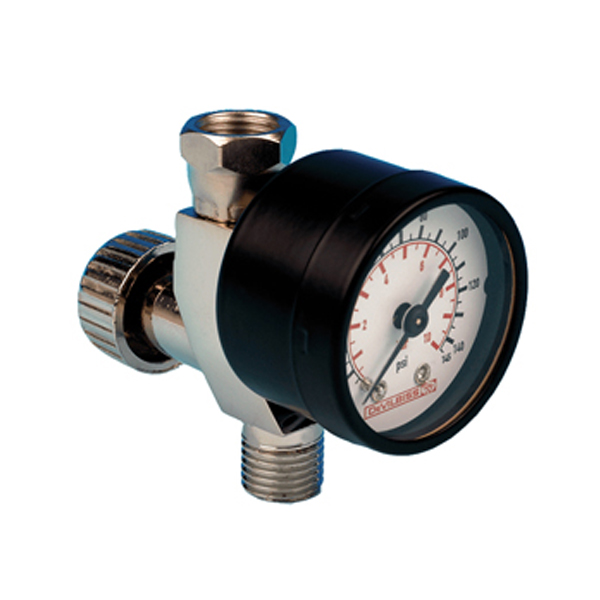 DeVilbiss HAV-501-B-300 Air Adjusting Valve With Gauge