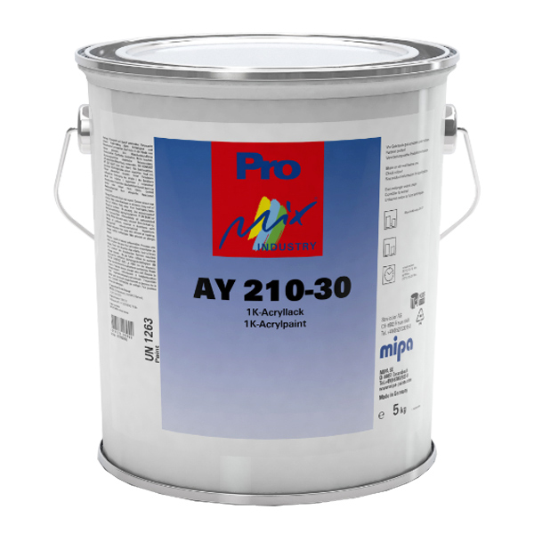 AY 210-30 1K Acrylic Topcoat Satin Matt (3.75KG)