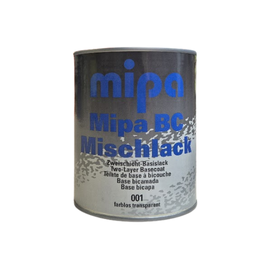 Mipa BC 2 Layer (Mischlack) Basecoat 001 Transparent (1L)