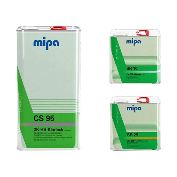 CS95 Klarlack x 120 & Hardener SR10 x 60 SR25 x 60