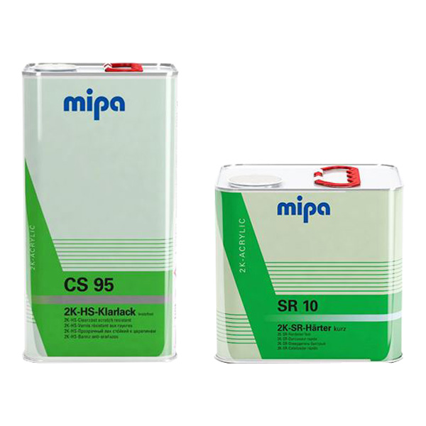 Mipa CS95 Klarlack x 60 & Hardener SR10 x 60