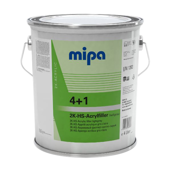 4+1 Acrylfiller 2K HS Grey (4LT)
