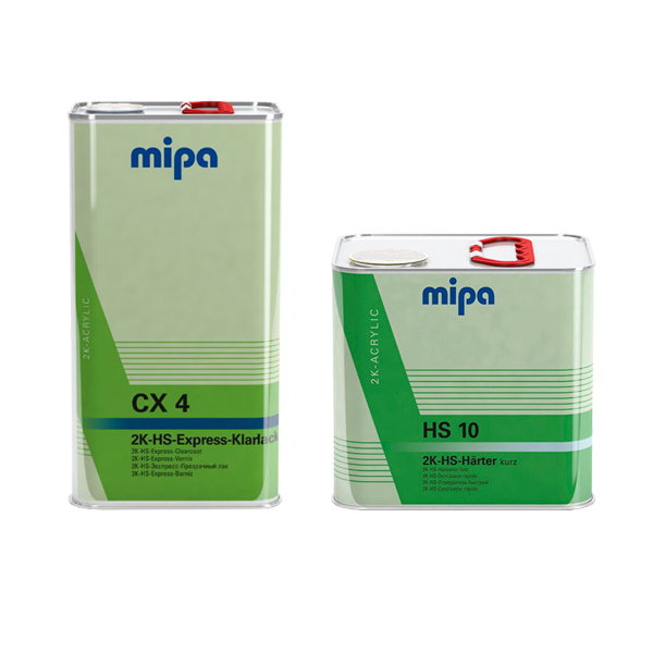 Mipa CX4 2K HS Express Clearcoat 5Ltr + HS10 2.5ltr