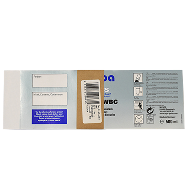 Mipa WBC Labels 0.5 Litres - Pack of 50