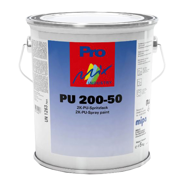 Mipa PU 200-50 2K PU Topcoat Semi Gloss (3.75KG)