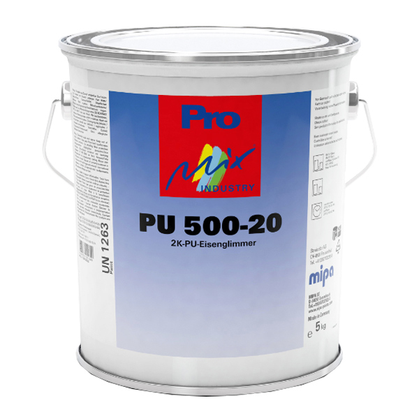 PU 500-20 2K PU Mica Topcoat Matt (4.5KG)
