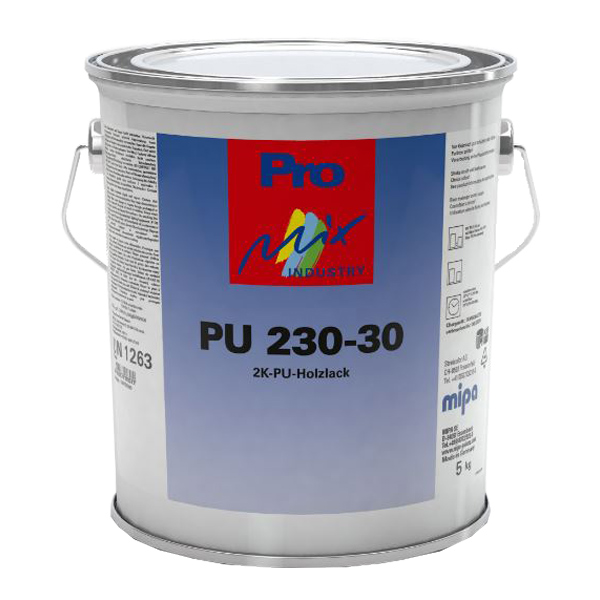 Mipa PU 230-30 2K PU Wood Topcoat Satin Matt (3.75KG)