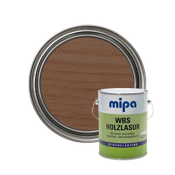 Mipa WBS Wood Stain 1070 Walnut 2.5 Ltr
