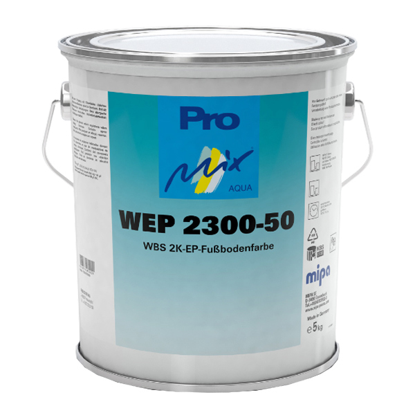 WEP 2300-50 WBS 2K EP Floorcoat Semi Gloss (4KG)