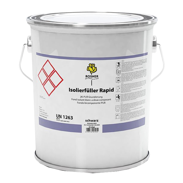 Rosner Insulating filler Rapid Black 5 Ltr