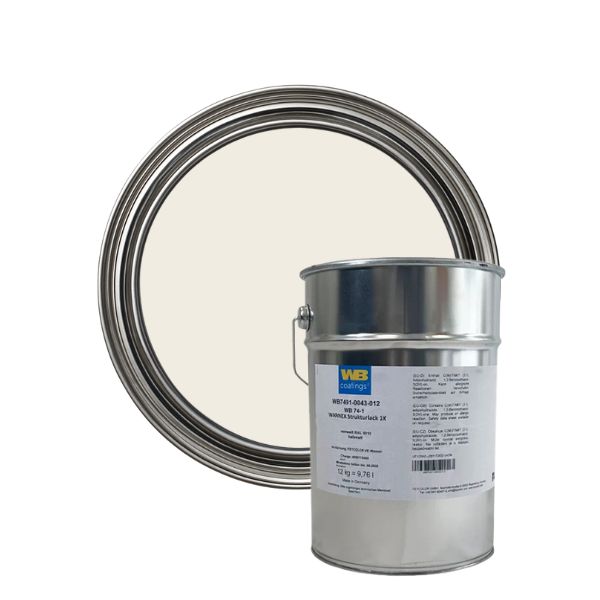 WB WARNEX 74-1 Textured Lacquer 1K White RAL 9010 Semi-Matt 12KG